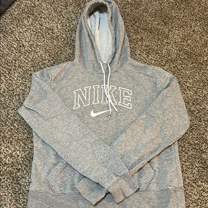 Nike Kids Light Gray Hoodie Sweater